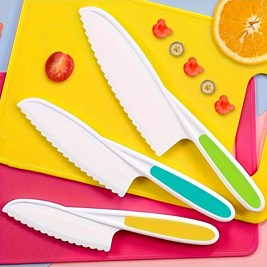 Kitchen Gadgets Essential - 3pcs, Plastic Cake Knife,Household Plastic Knives,Cooking
