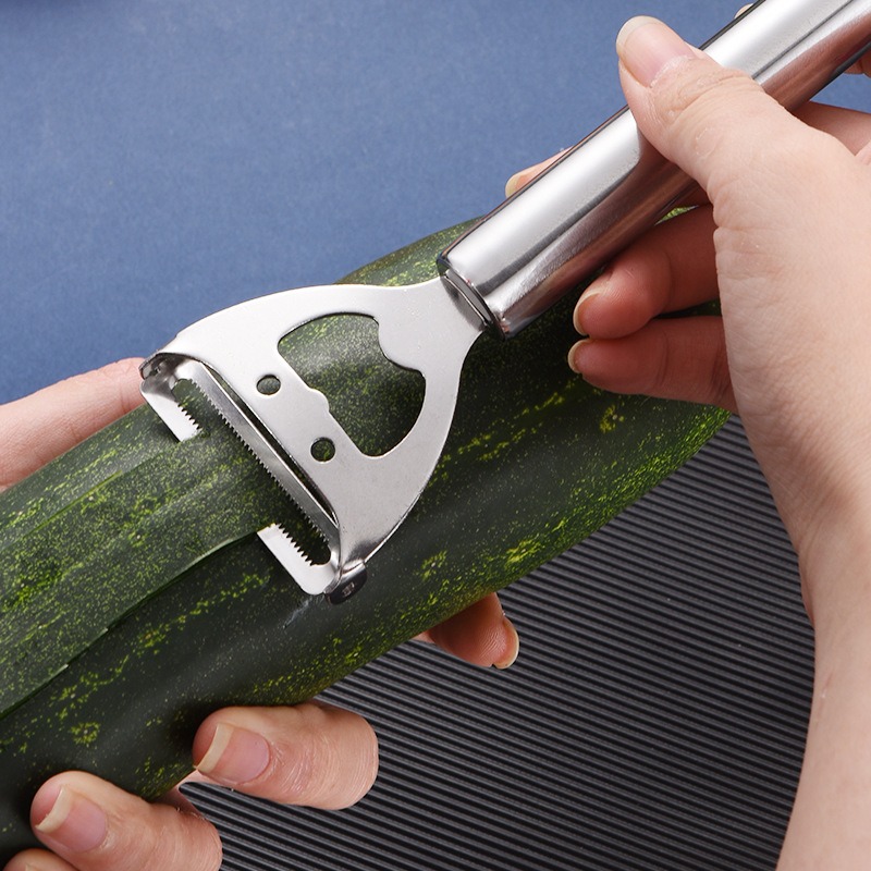 Kitchen Gadgets Built In - Stainless Steel 2‑in‑1 PeelerMultifunctional Fruit Vegetable