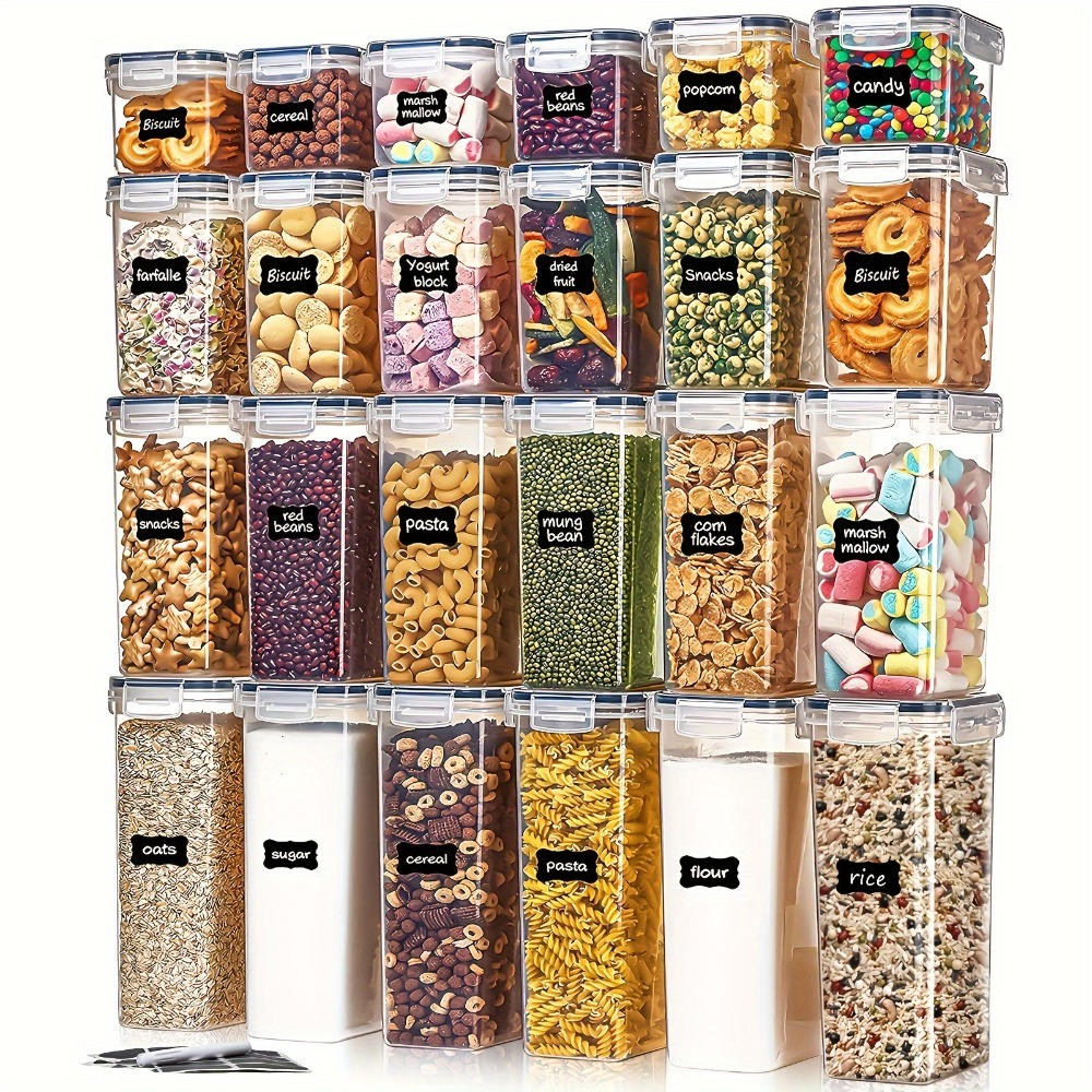 24Pcs Food Storage Containers  - Kitchen Gadgets That Make Life Easier ulasan dan harga