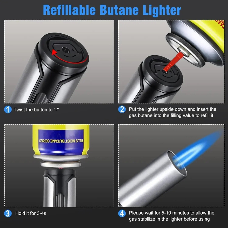 Metal Pen-Style Torch Lighter  - Kitchen Gadgets Essential ulasan dan harga