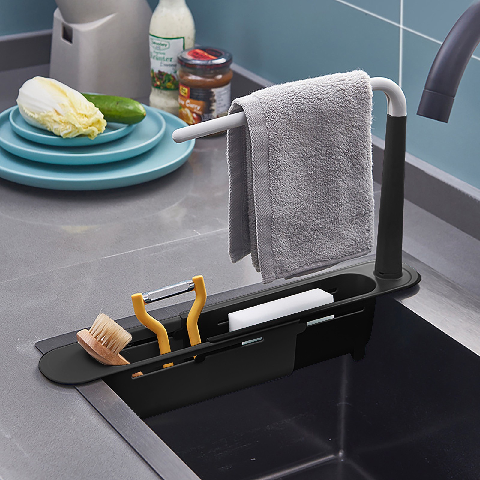 elescopic Sink Shelf Drainer R - Kitchen Gadgets That Make Life Easier ulasan dan harga