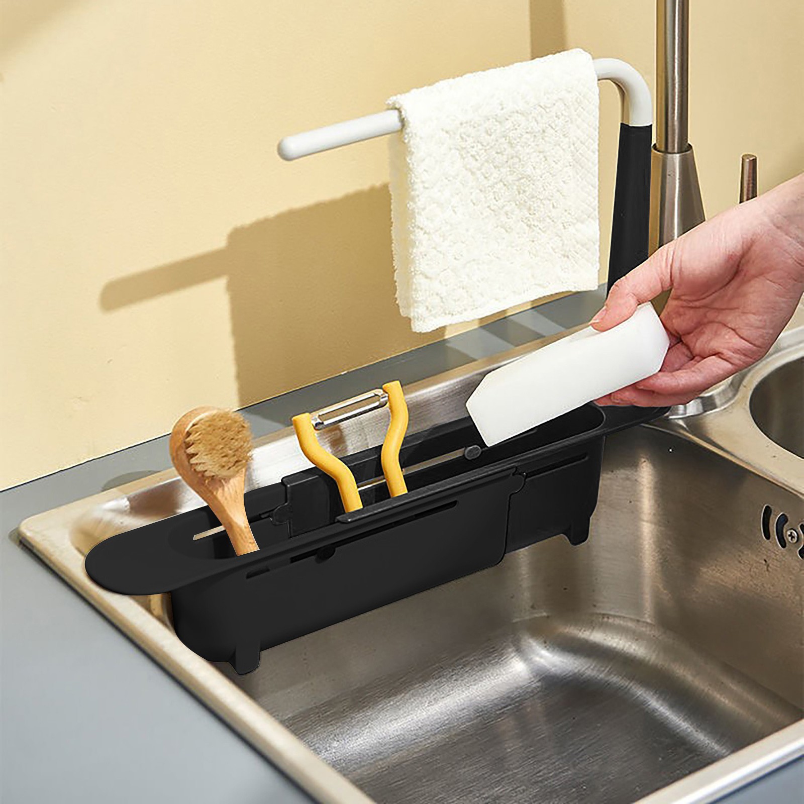 elescopic Sink Shelf Drainer R - Kitchen Gadgets That Make Life Easier ulasan dan harga