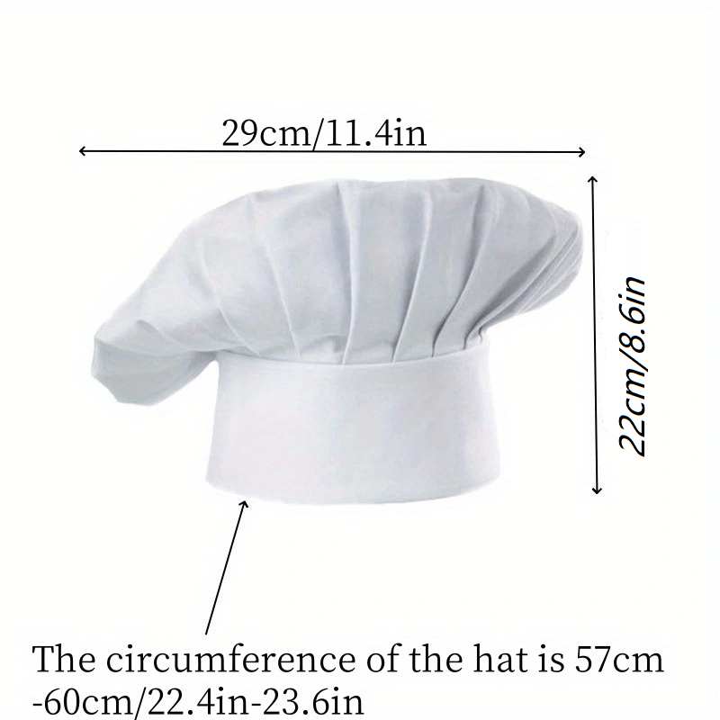 3pcs Chef Hat Adult Adjustable - Kitchen Gadgets You Need ulasan dan harga