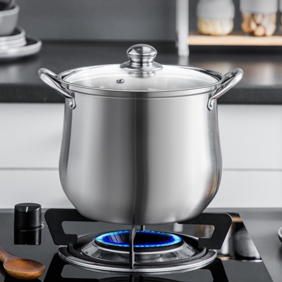 1pc Large Stainless Steel Stoc - Kitchen Gadgets Essential ulasan dan harga