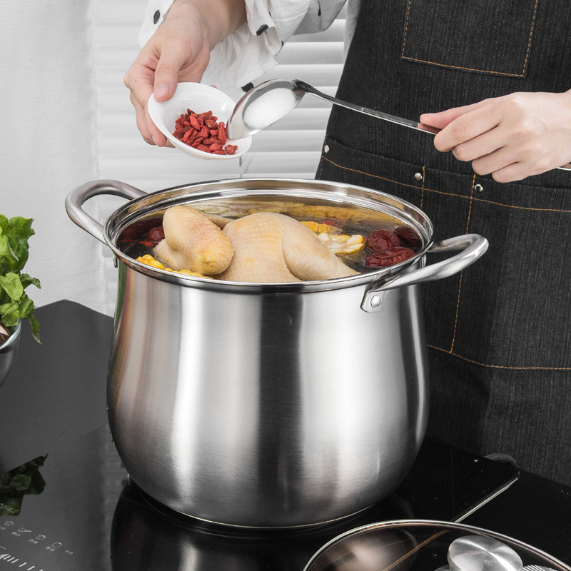 1pc Large Stainless Steel Stoc - Kitchen Gadgets Essential ulasan dan harga