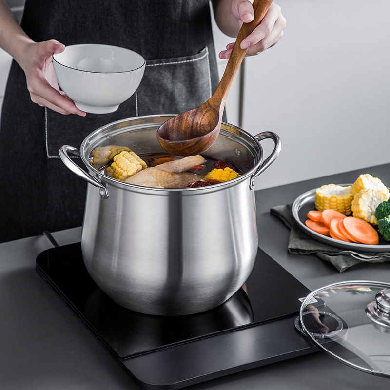 1pc Large Stainless Steel Stoc - Kitchen Gadgets Essential ulasan dan harga