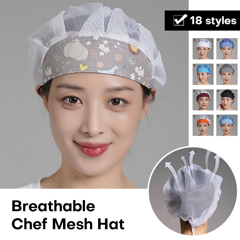 Men Women Chef Hat Dustproof C - Kitchen Gadgets You Need ulasan dan harga