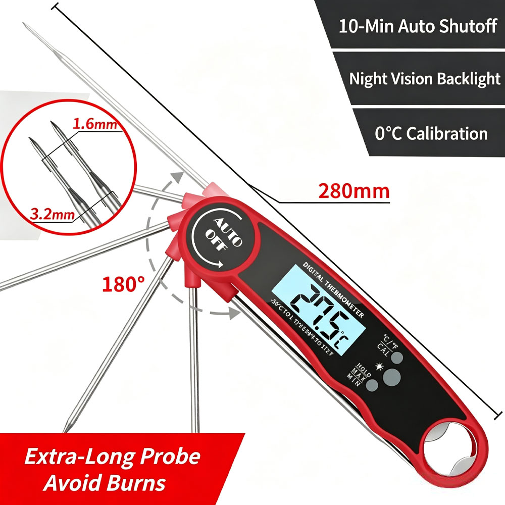 Meat Thermometer Digital – Ins - Kitchen Gadgets Essential ulasan dan harga